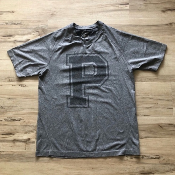 Popeye’s Athletic Gray Graphic Men's Shirt - Picture 1 of 6